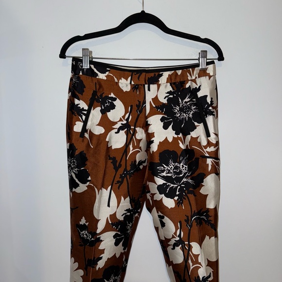 J Crew Collection Ochre Floral Silk
Wool Blend Pants Trousers Size 0 - Picture 5 of 14